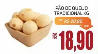 Economart Atacadista Pao de Queijo tradicional 1kg oferta
