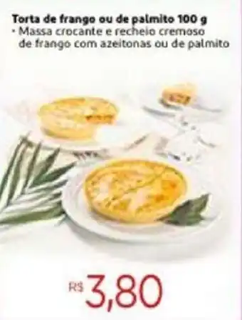 Extra Supermercado Torta de Frango ou de Palmito 100g oferta