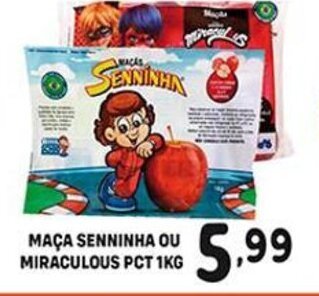 Maca Senninha ou Miraculous pct 1kg