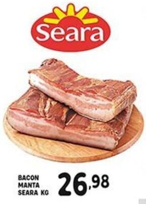 Bom Dia Bacon Manta Seara 1kg oferta