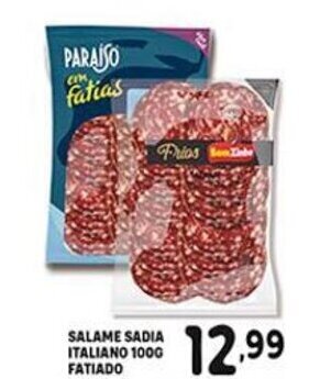 Salame Sadia Italiano 100g fatiado