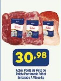 Arena Atacado Acem, Ponta de Peito ou Paleta Porcionado Friboi Embalado a vacuo 1kg oferta