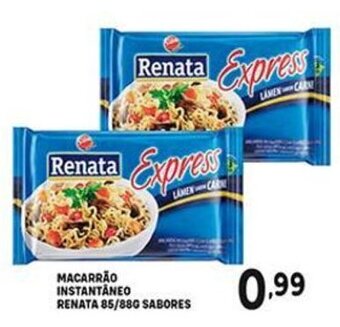 Bom Dia Macarrao Instantaneo Renata 85g/88g sabores oferta