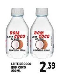 Bom Dia Leite de Coco Bom Coco 200ml oferta