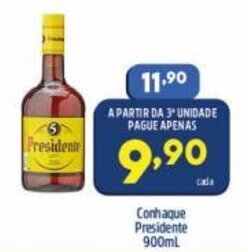Conhaque President 900ml