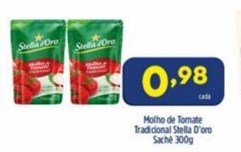 Arena Atacado Molho de Tomate Tradicional Stella D'oro Sache 300g oferta