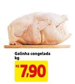 Mercado Extra Galinha congelada 1kg oferta