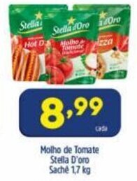 Arena Atacado Molho de Tomate Stella D'Oro sache 1.7kg oferta