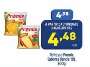 Refresco Promix Sabores Rende 10L 300g