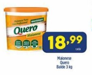 Arena Atacado Maionese Quero Balde 3kg oferta