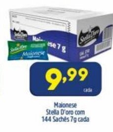 Arena Atacado Maionese Stella D'oro com 144 Saches 7g cada oferta