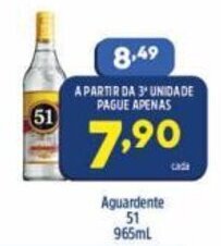 Aguardente 51 965ml