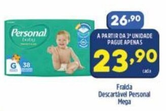 Arena Atacado Fralda Descartavel Personal Mega oferta