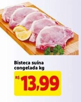 Mercado Extra Bisteca Suina Congelada 1kg oferta