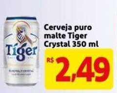 Mercado Extra Cerveja Puro Malte Tiger Crystal 350ml oferta