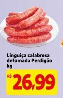 Mercado Extra Linguica Calabresa Defumada Perdigao 1kg oferta
