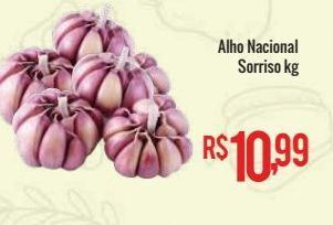 Mart Minas Alho nacional sorriso kg oferta