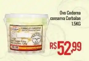 Mart Minas Ovo codorna conserva corbalan 1.5kg oferta