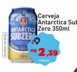 Tonin Superatacado Cerveja antarctica sub zero 350ml oferta