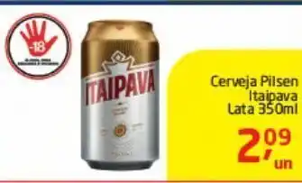 Tenda Atacado Cerveja pilsen itaipava lata x 350 ml oferta