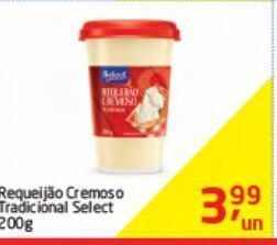 Tenda Atacado Requeijão cremoso tradicional select 200g oferta