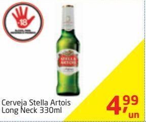 Tenda Atacado Cerveja stella artois long neck 330ml oferta