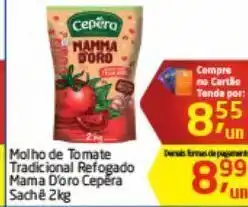 Tenda Atacado Molho de tomate cêpera x 2 kg oferta