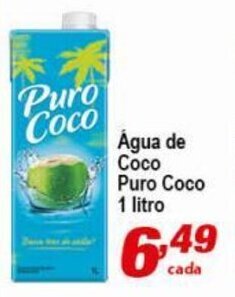 Ricoy Supermercados Agua de Coco Puro Coco 1L oferta