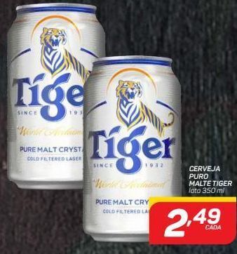 GBarbosa Cerveja puro malte tiger 350ml oferta