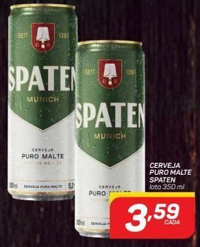 GBarbosa Cerveja puro malte spaten 350ml oferta