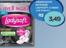 Absorvente noturno ladysoft
