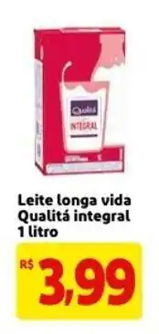 Mercado Extra Leite longa vida Qualita Integral 1L oferta