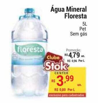 Stok Center água Mineral Floresta oferta