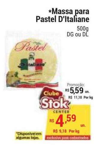 Stok Center Massa Para Pastel D'italiane oferta