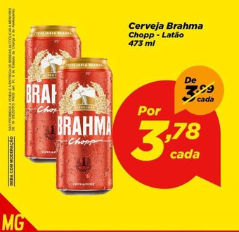 Dia Cerveja Brahma Chopp Latao 473ml oferta