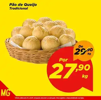 Dia Pao de Queijo Tradicional 1kg oferta