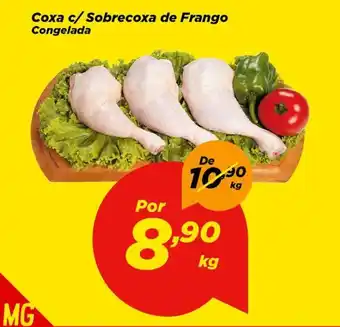 Dia Coxa c/ Sobrecoxa de Frango congelada 1kg oferta