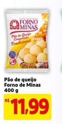 Mercado Extra Pao de queijo Forno de Minas 400g oferta
