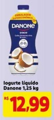 Mercado Extra Iogurte Liquido Danone 1.25kg oferta