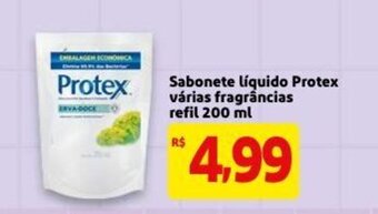 Mercado Extra Sabonete liquido Protex varias fragrancias refil 200ml oferta