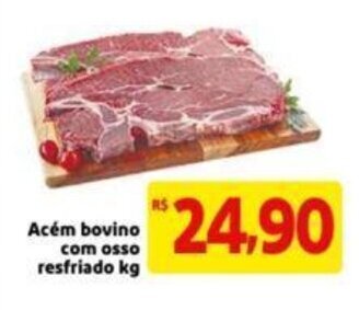 Acem Bovino com osso resfriado 1kg