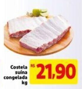 Extra Supermercado Costela Suina Congelada 1kg oferta