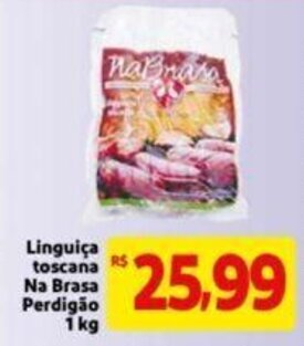 Extra Supermercado Linguica Toscana Na Brasa Perdigao 1kg oferta