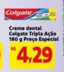 Extra Supermercado Creme Dental Colgate Tripla Acao 180g preco especial oferta