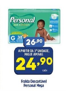 Arena Atacado Fralda Descartavel Personal Mega oferta