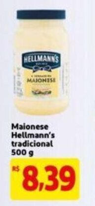 Extra Supermercado Maionese Hellmann's Trad 500g oferta