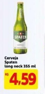Extra Supermercado Cerveja Spaten Long Neck 355ml oferta