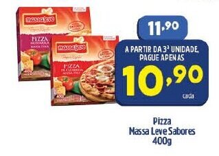 Arena Atacado Pizza Massa Leve Sabores 400g oferta