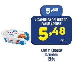 Arena Atacado Cream Cheese Danubio 150g oferta