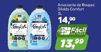 Arena Atacado Amaciante de Roupas Diluido Comfort 3L oferta